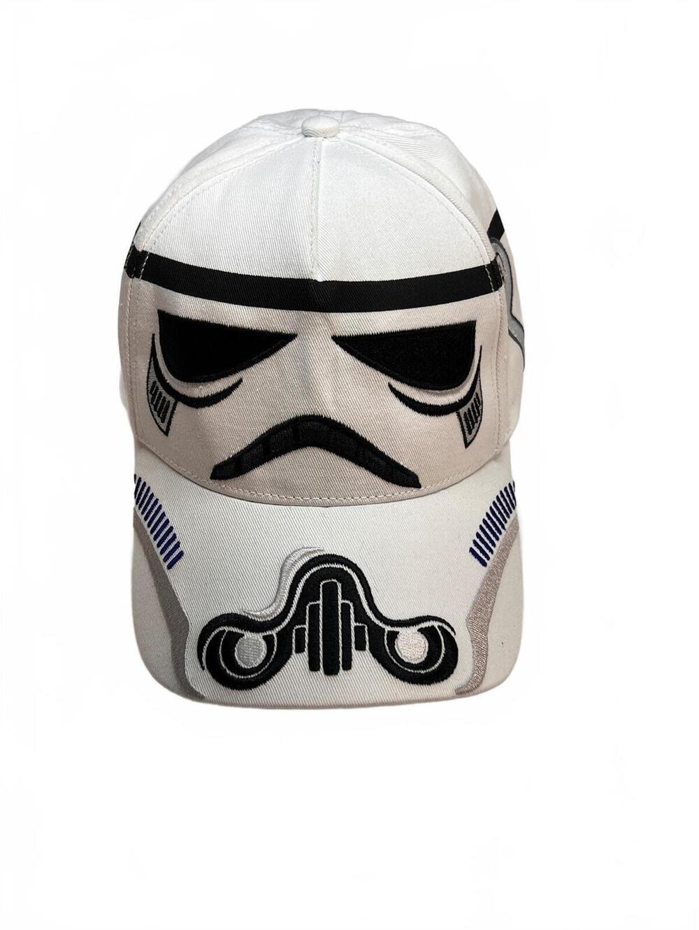 Official Disney Park Star Wars Stormtrooper Face Mask Baseball Cap Y2K Unisex OS